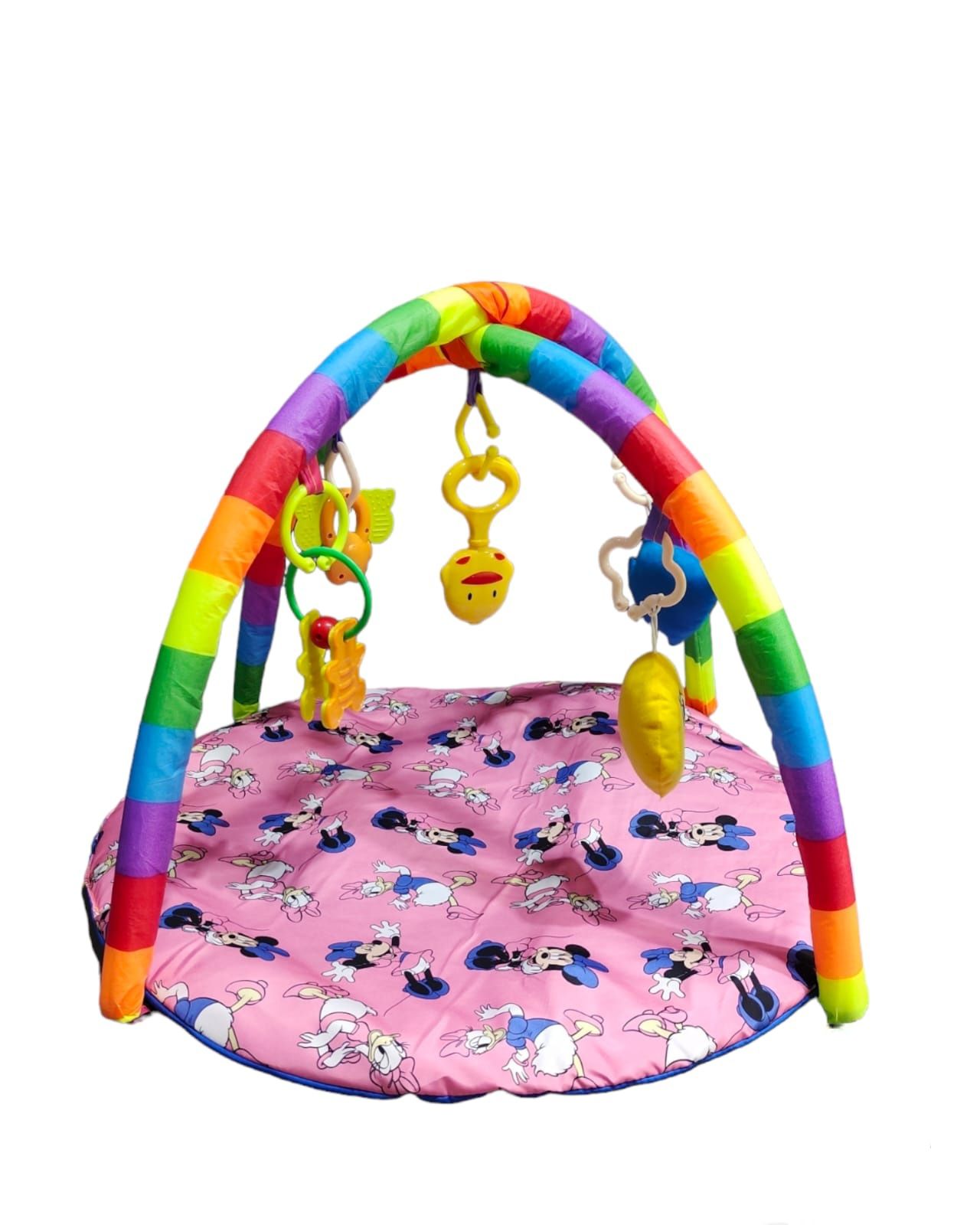 New Born Baby Play Gym With Hanging Rattles Born Baby Indoor Game Colorful Rattles Bqby Play Gym Matt
