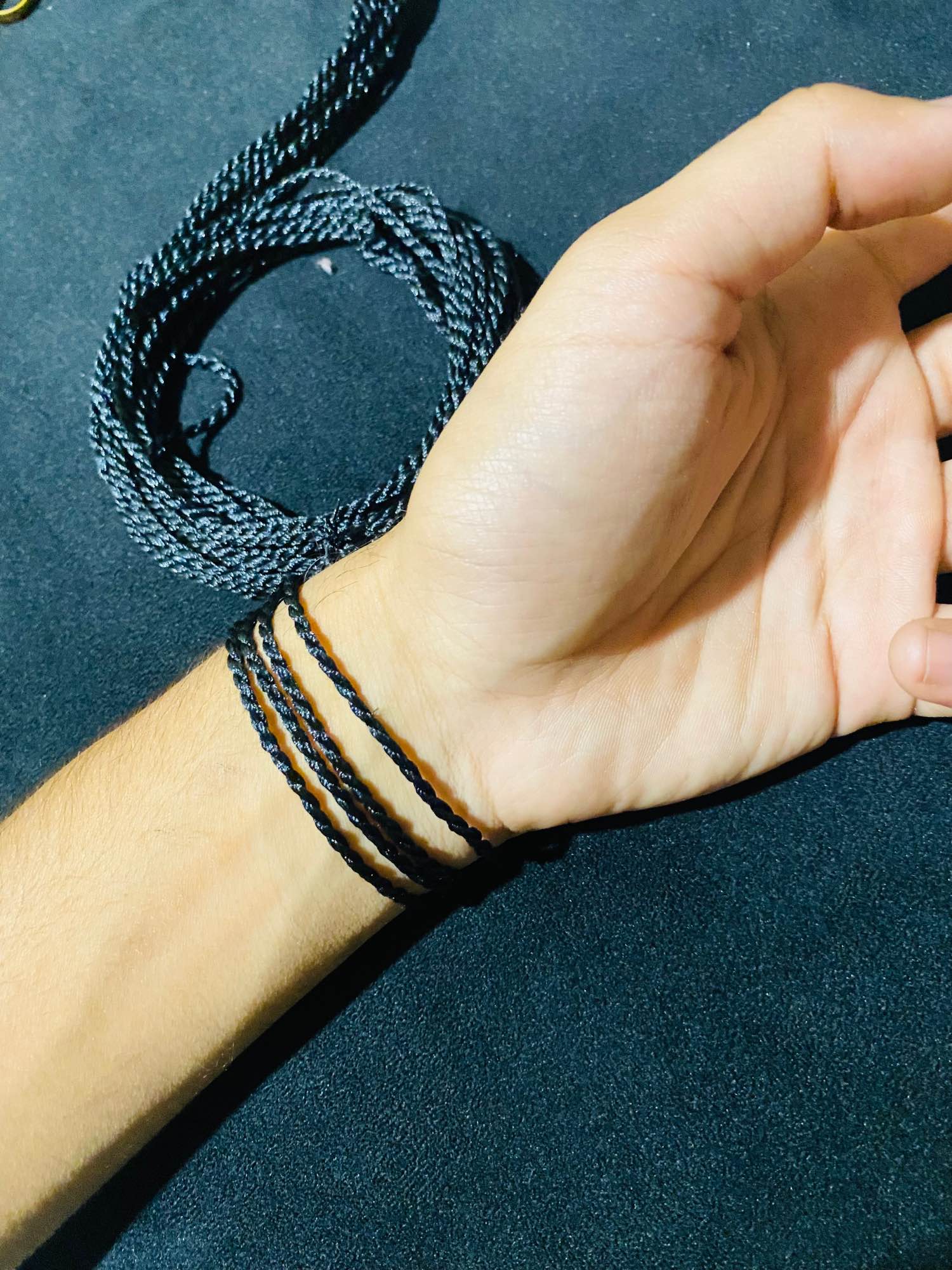 Size Adjustable Special Black Hand Dori/Rope, Bracelet, Wrist Hand Bands for Men & Women Latest Design Chain For Girls And Boys Stylish Design