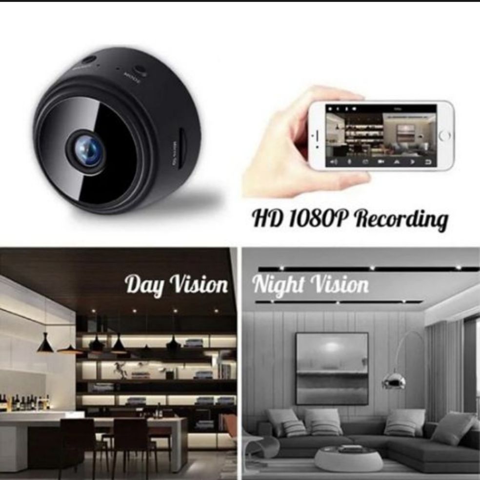 Wifi Camera Monitoring HD Mini IP camera Home Security magnetic stand DVR Sensor Wifi Cameras - Mini Camera - A9 Mini Camera || Wifi Camera  Monitoring HD || New Camera || Mini Wifi Camera || Home Security DVR Sensor Wifi Cameras with V38 APP