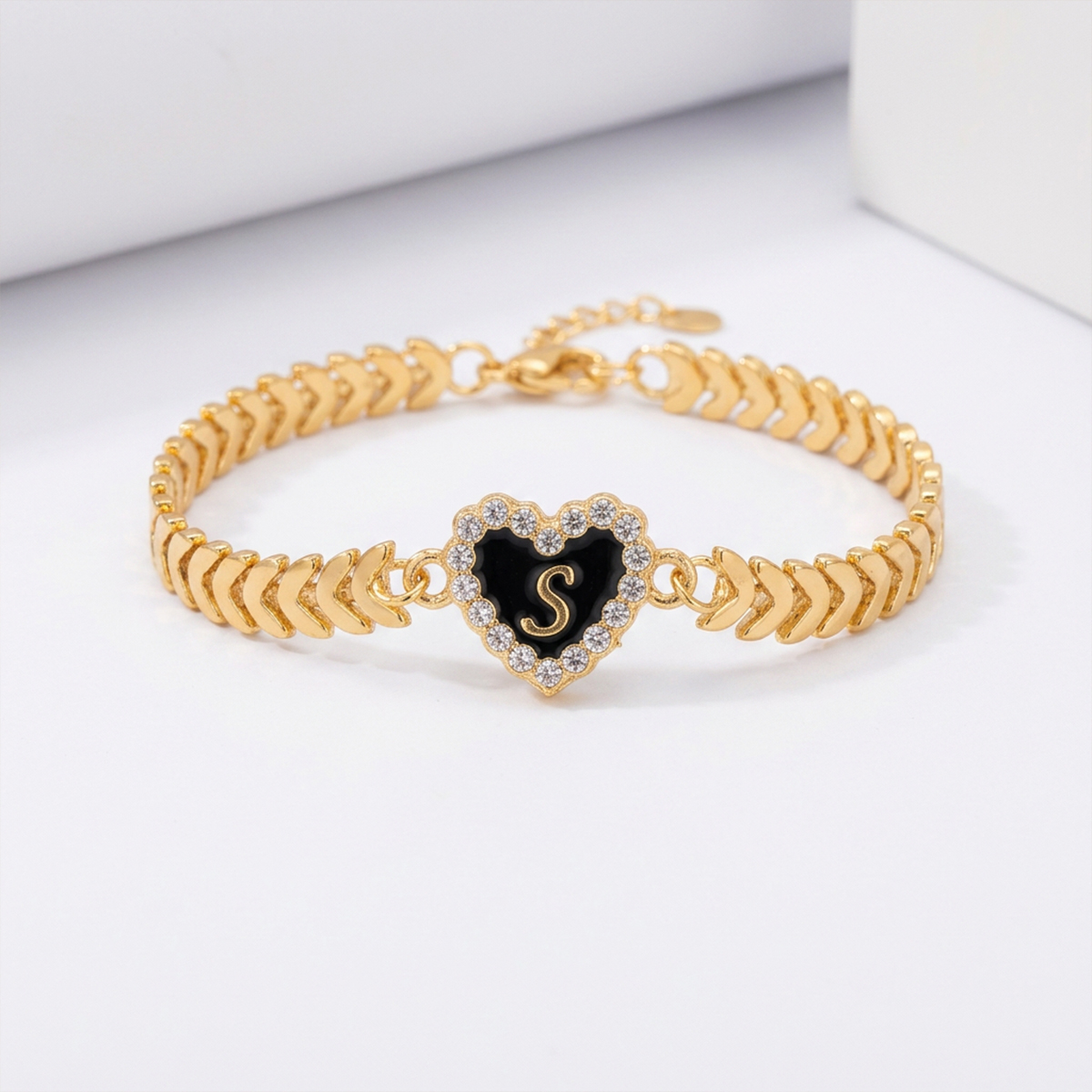 Jewelry Constellations 2 Alphabet Charm Bracelets Desing For Women Men Birthday Gift Cubic Zircon Alphabet Bracelet