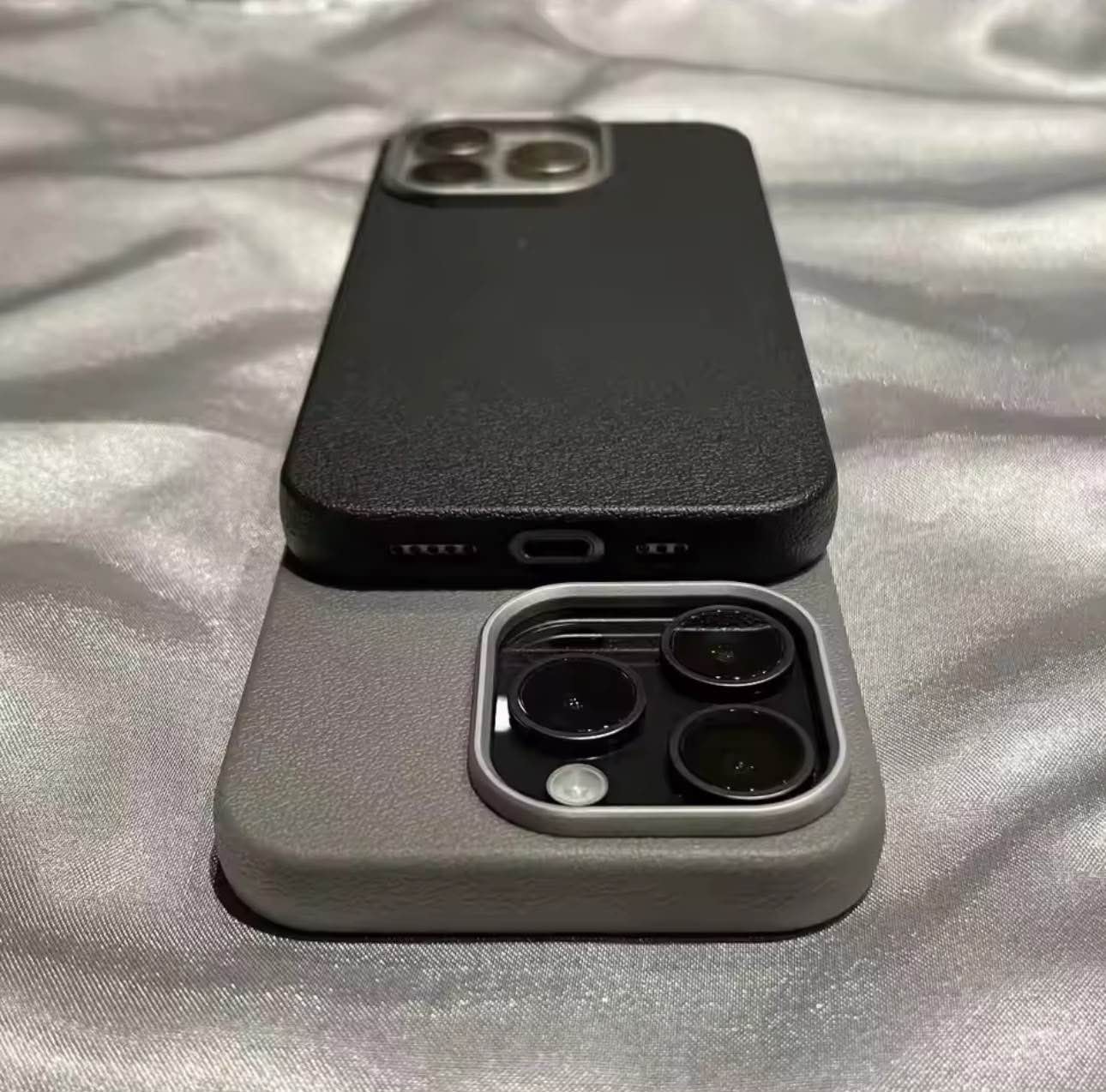 New Luxury Leather Case With Camera Lens Protection Technology