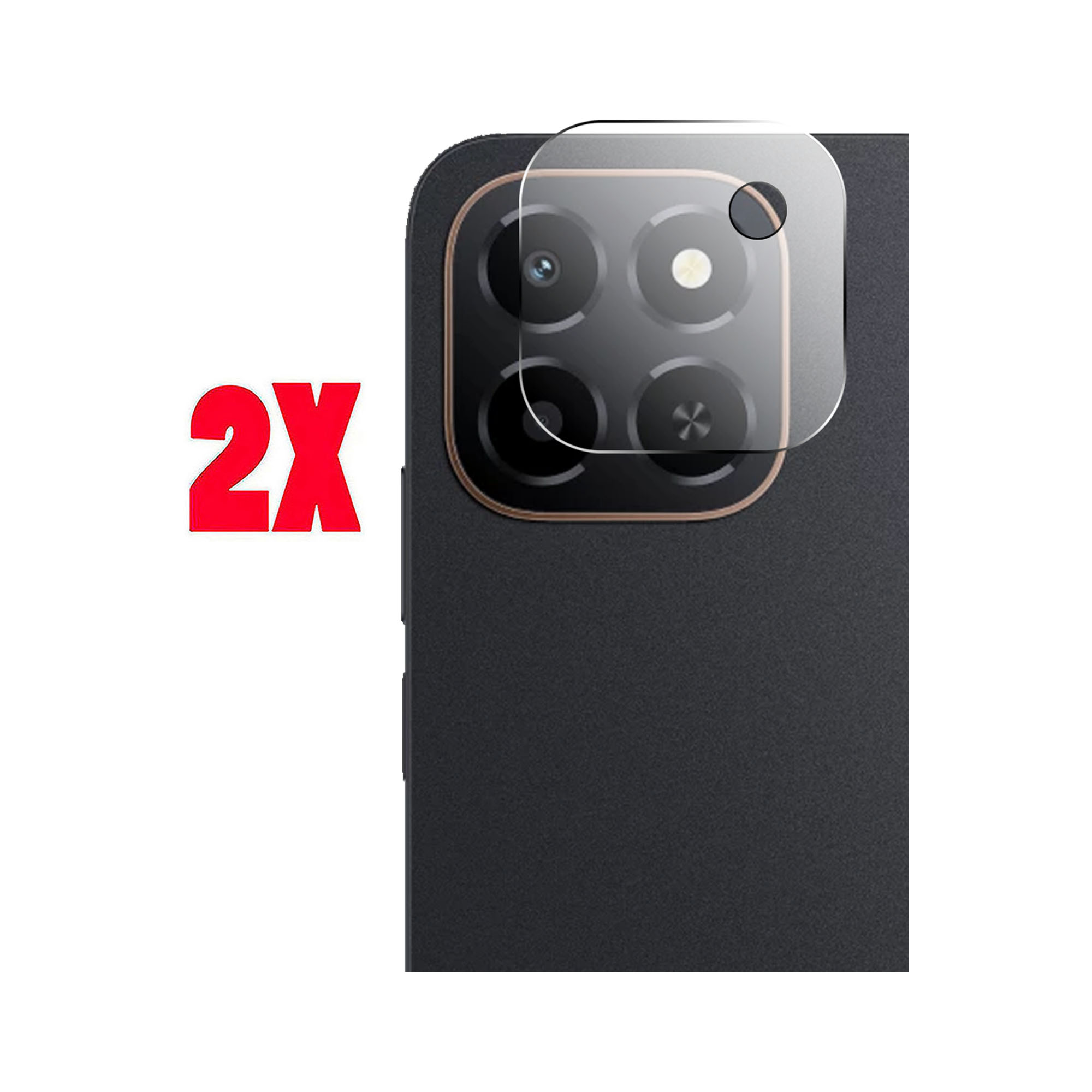 (2-Pack) 9H Camera Protector for Honor X6c - Flexible Lens Cover price in Pakistan