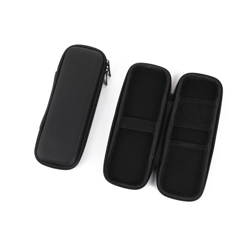 1pc Black Cosmetic Bag Waterproof Double Zipper Makeup Brushes Case Women Storage Bags Portable Travel Brush Holder Makeup Case