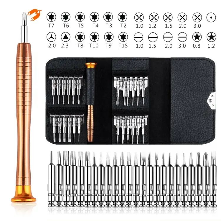 Magnetic Screwdrivers Torx Mini Screwdriver Set Precision Wallet Type Screwdriver Set Repair Tools Kit For Mobile Phones Tablet PC Laptop