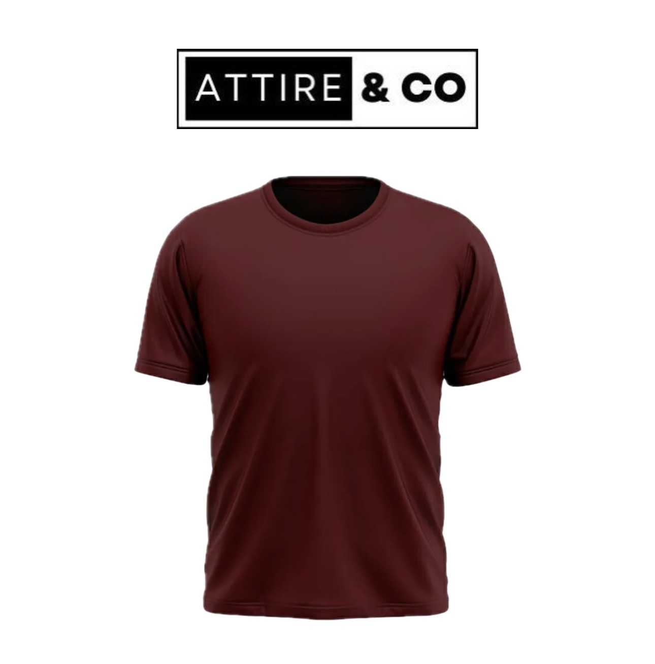 ATTIRE & CO BASIC HALF SLEEVES TSHIRTS FOR MENS