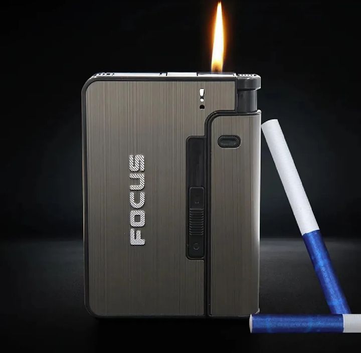 *Original Auto Ejection Cigarette Case For Men Gift space 10 PC