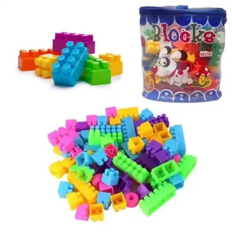 Pack Of 51 Pes Mini Building Blocks High Quality Plastic Building Blocks For Kids Building Blocks With Pouch Fun and Leard