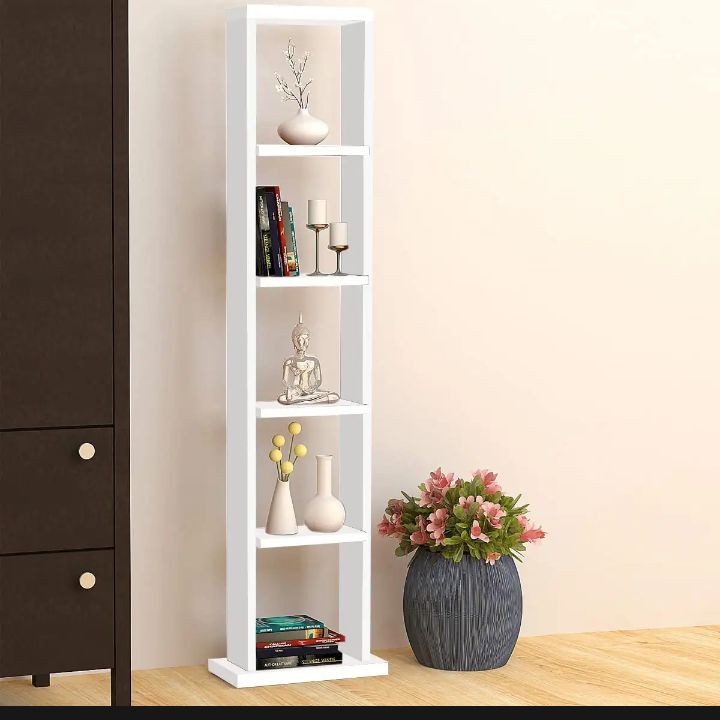 multipurpose wooden box rack 4 layer book for home decoration