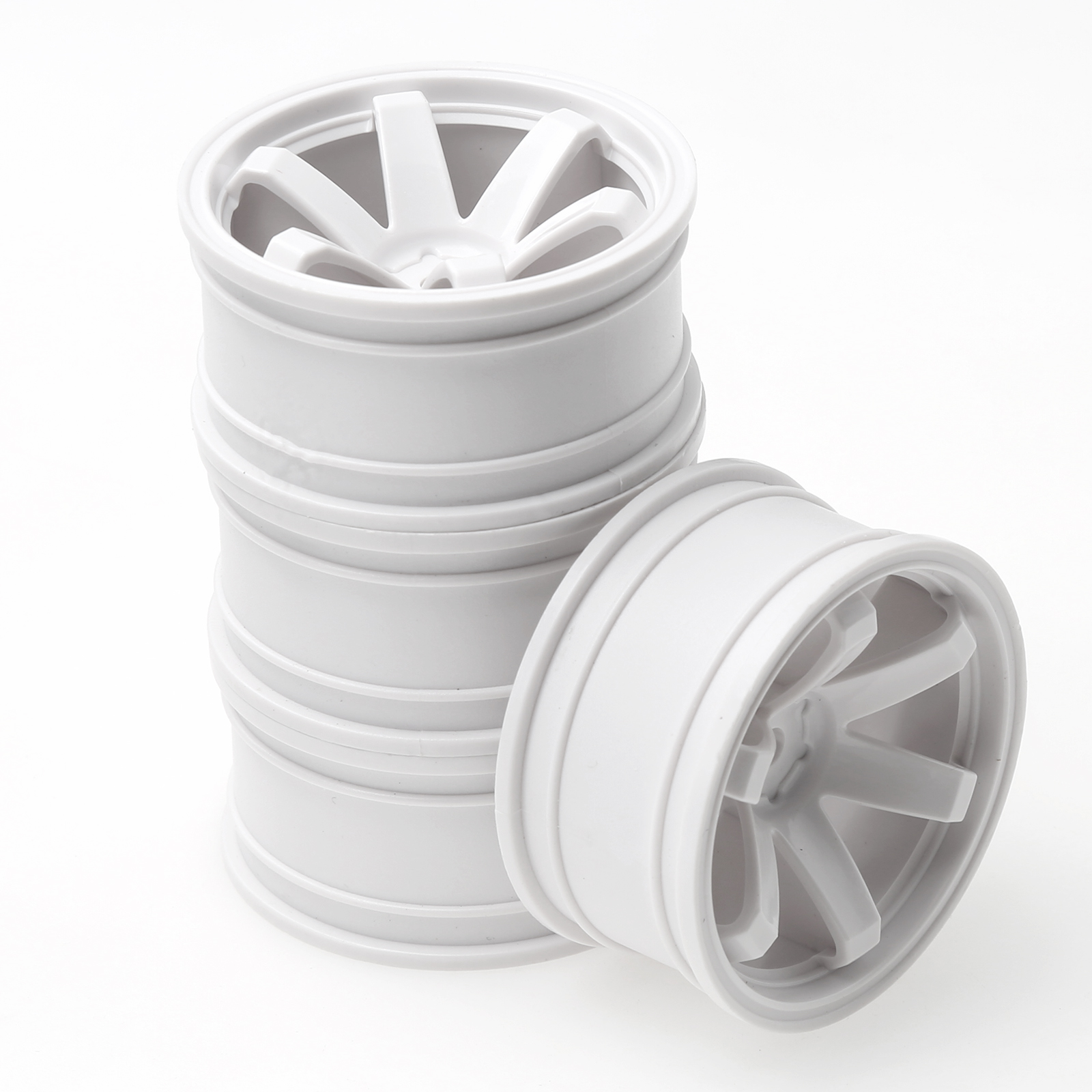 4pcs 52mm 1/10 RC On-Road Drift Racing Car Plastic Wheel Rim Wheel Hubs for Tamiya XV02 Kyosho HSP HPI Sakura Traxxas RedCat
