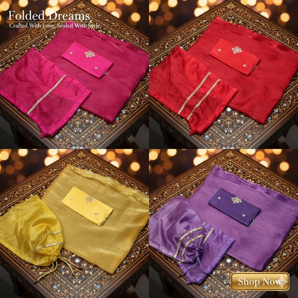 (3 pcs) Packing bags , Clothes packaging bags with shoe bag for gifting
