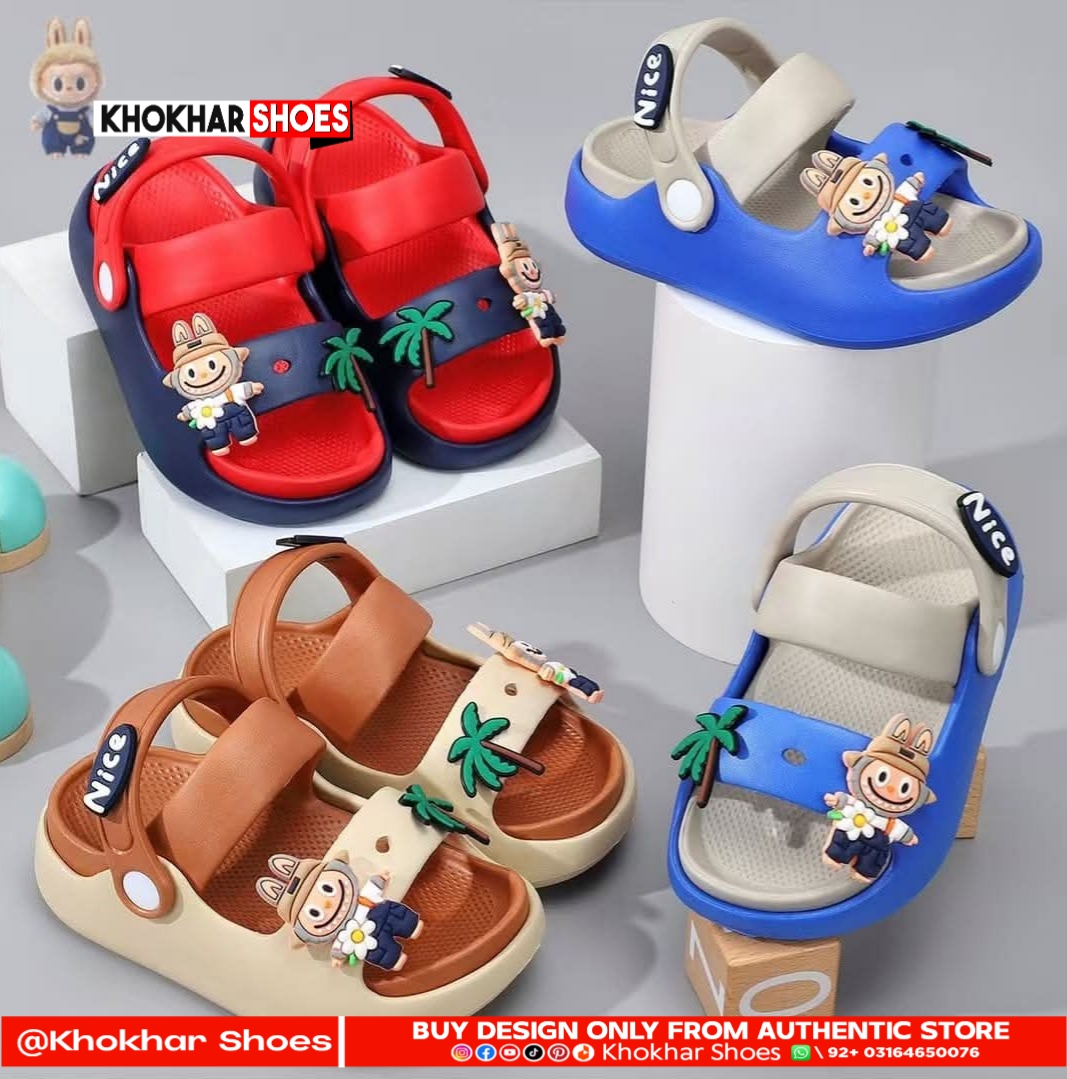 New Lightweight Double Sole Cushion Comfy Slippers for Kids – Summer 2025
Soft EVA Anti-Slip Cartoon Shoes for Boys & Girls (9 Months to 4 Years)