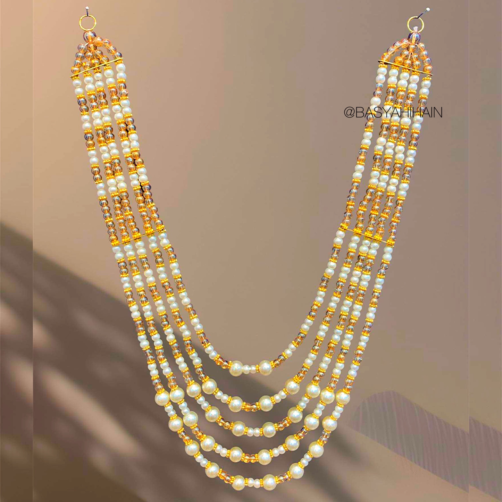 5 Layer Bridal Rani Haar For Wedding & Party Events Available In Different Variants