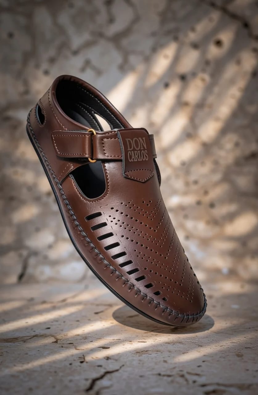 Premium Men's Summer Sandals Black | Stylish Closed Toe Casual Sandals | Lightweight Breathable Soft Sole Comfortable Daily Wear Shoes