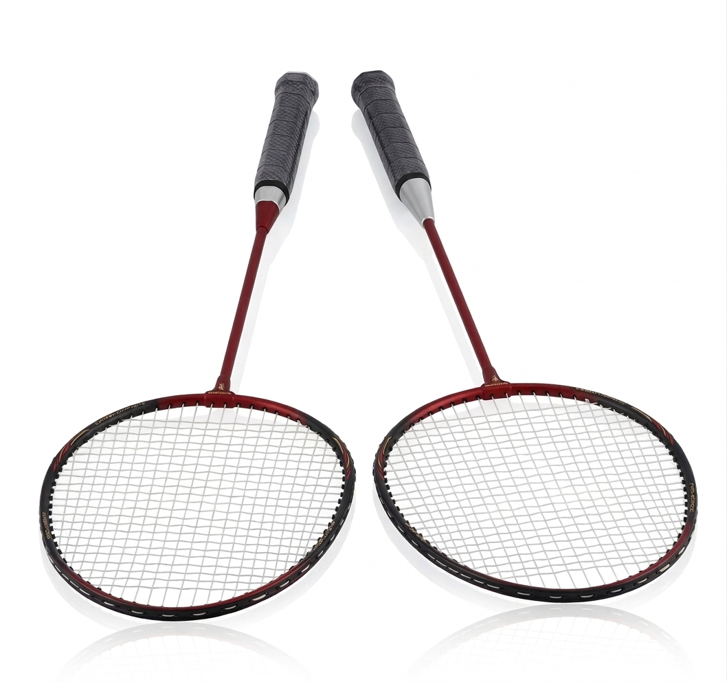 Badminton Racket Combo Pack (2 Rackets + 3 Free Shuttle) – High Quality Sports Set for Kids & Adults