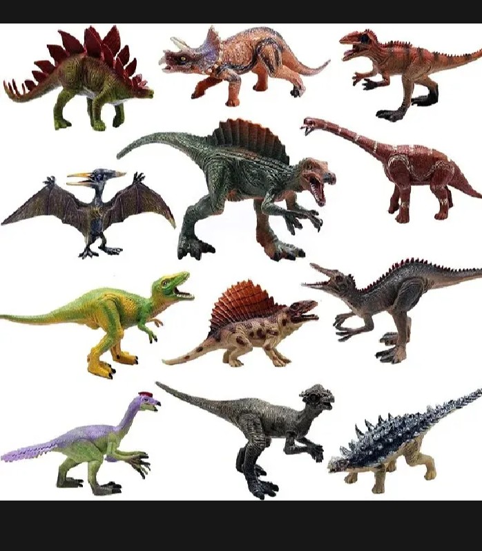 Dinosaur world toy/6Pcs - Jurassic Park Toys -Wild Animal Action Figures Jungle Zoo Toy Set
