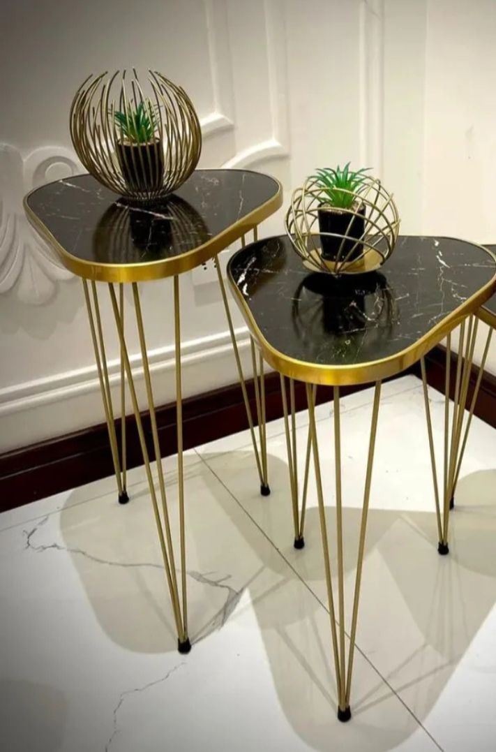 1 Pcs /  2 Pc / Set of 3 Round Coffee table/Side table/ Table for Home/Living room/office /Table by AlHafiz walls/ 100 % Authentic / For more information See Description