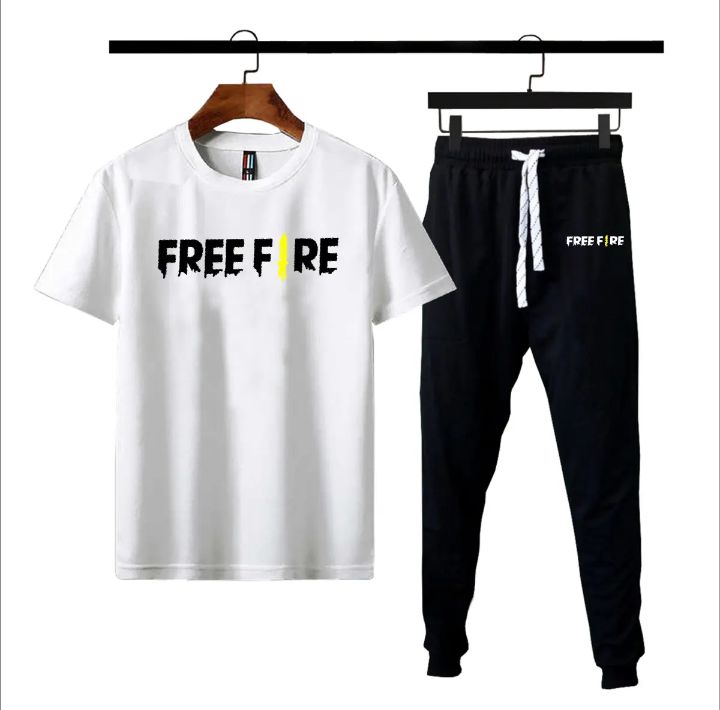 New Printed Tshirt + Trouser For Boys & Men - Summer Wear Tracksuit For Men & Boys