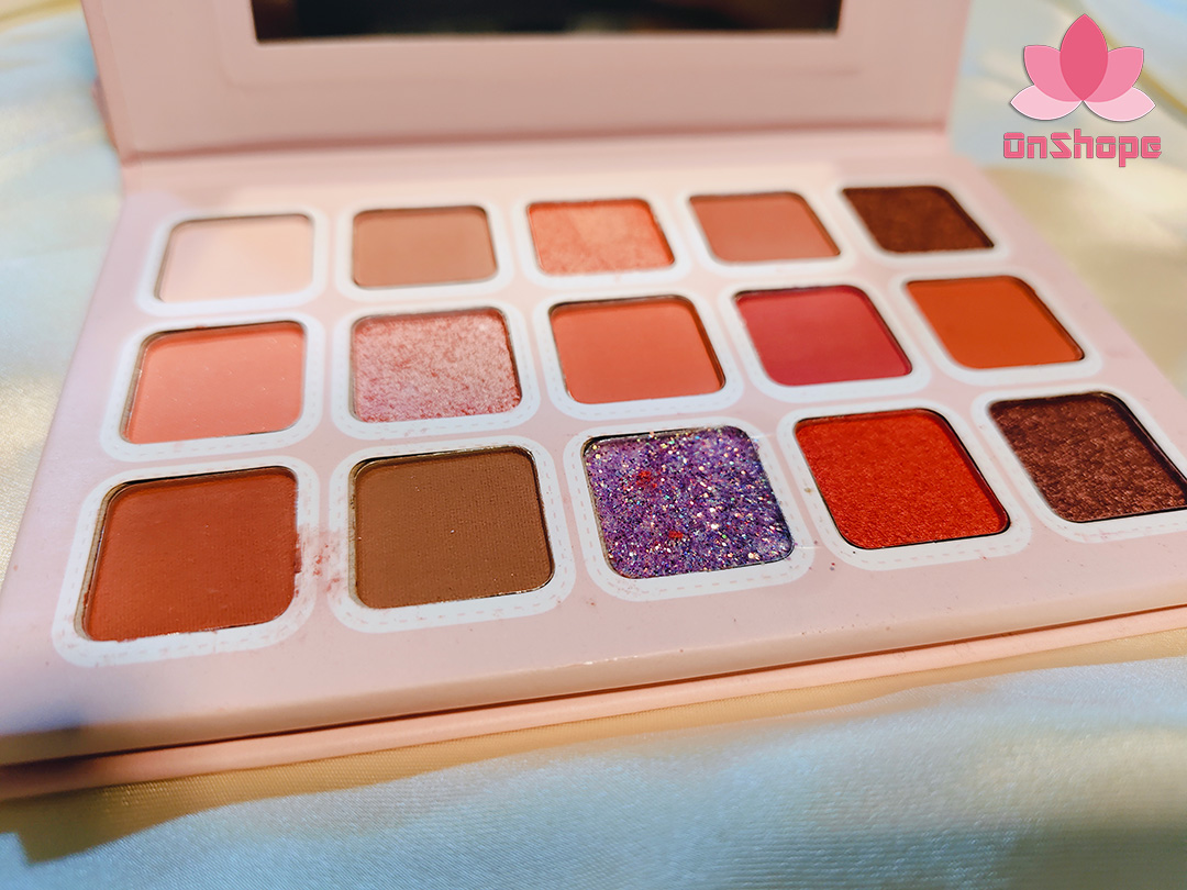 GlamUp 15-Color Eyeshadow Book – Unleash Your Inner Diva! for girls