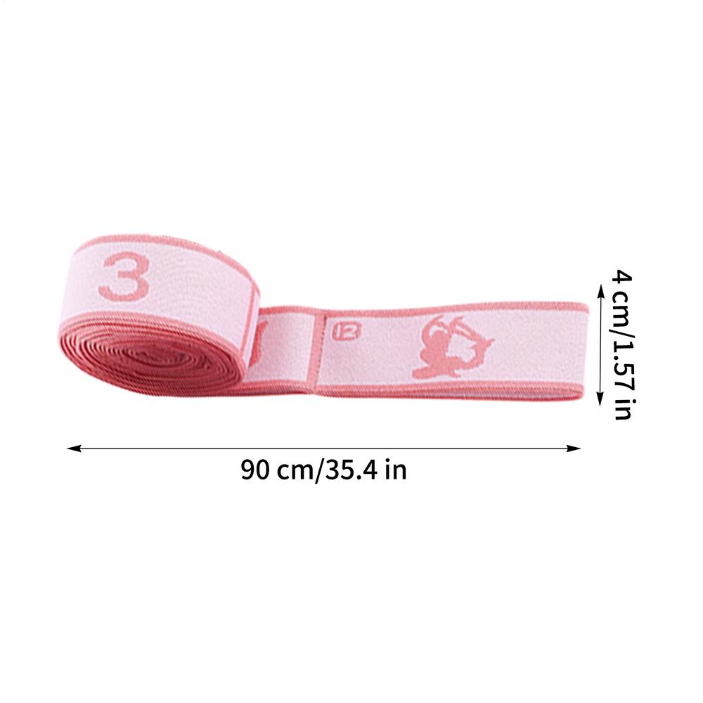Yoga Pull Strap Belt Numbered Resistance Band Muscle Training Supplies Yoga Stretching Strap for Travelers Office Park Women
