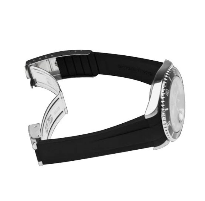 Luxury and Fancy Decent Design Round Dial Rubber Strap Watch For Men