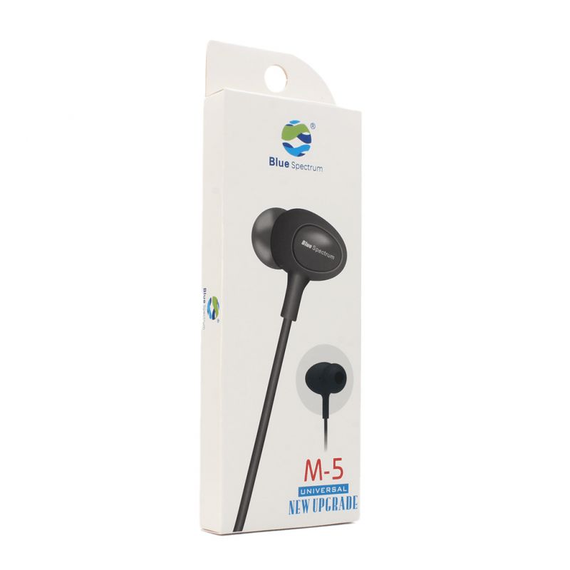 Original Handfree Blue Spectrum M5 Stereo Earphones High Base For All Android Mobile Phones Best for Work from Home / Gaming Handfree / Online Classes price in Pakistan