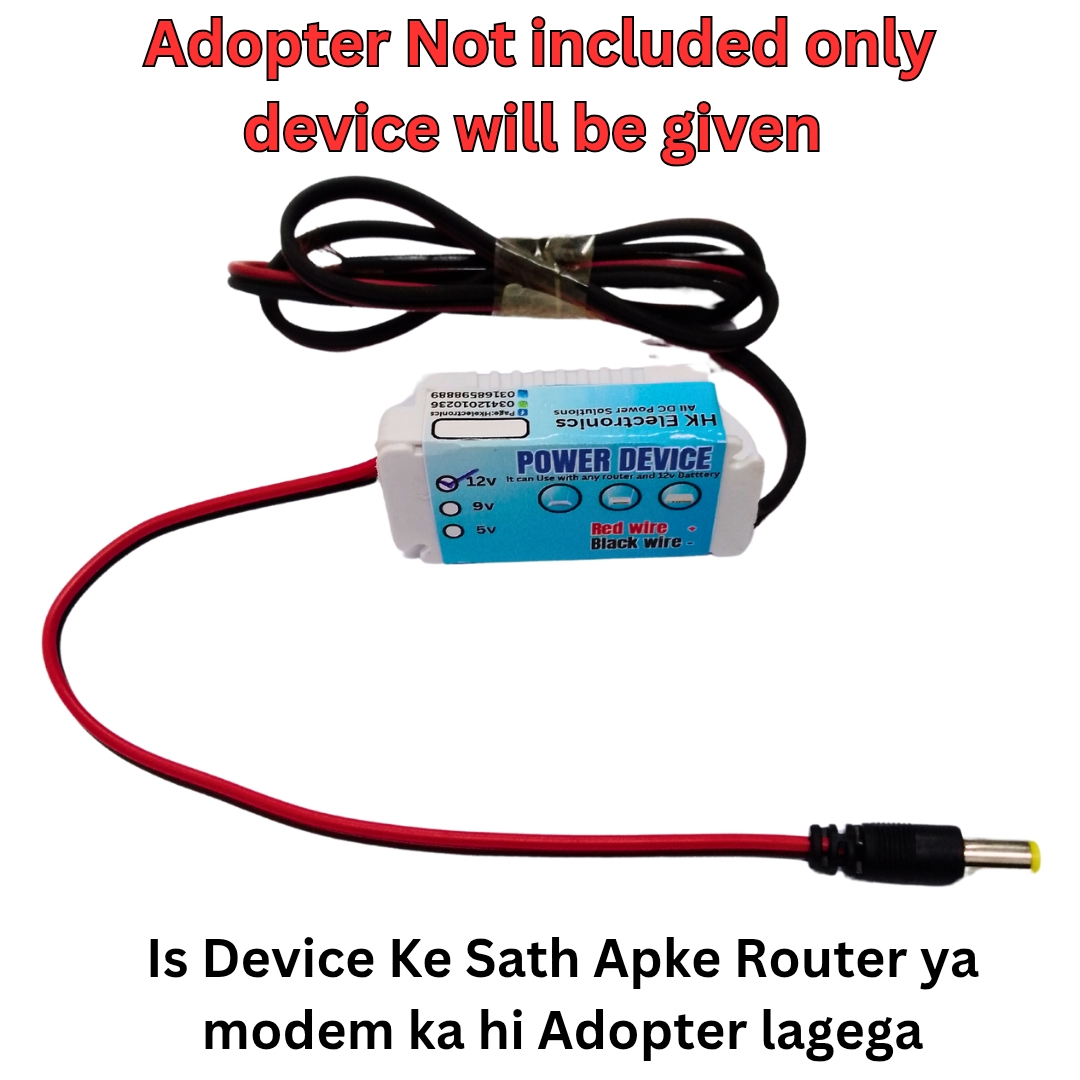 12v Wifi Router inverter Powerbank UPS | Automatic change over wapda to 12v Battery | All Wifi routers power bank Solutions | Provide 24 hours Backup With any Battery | 12v wifi Modem inverter ups | Work With All Types of Internet Router and Modems