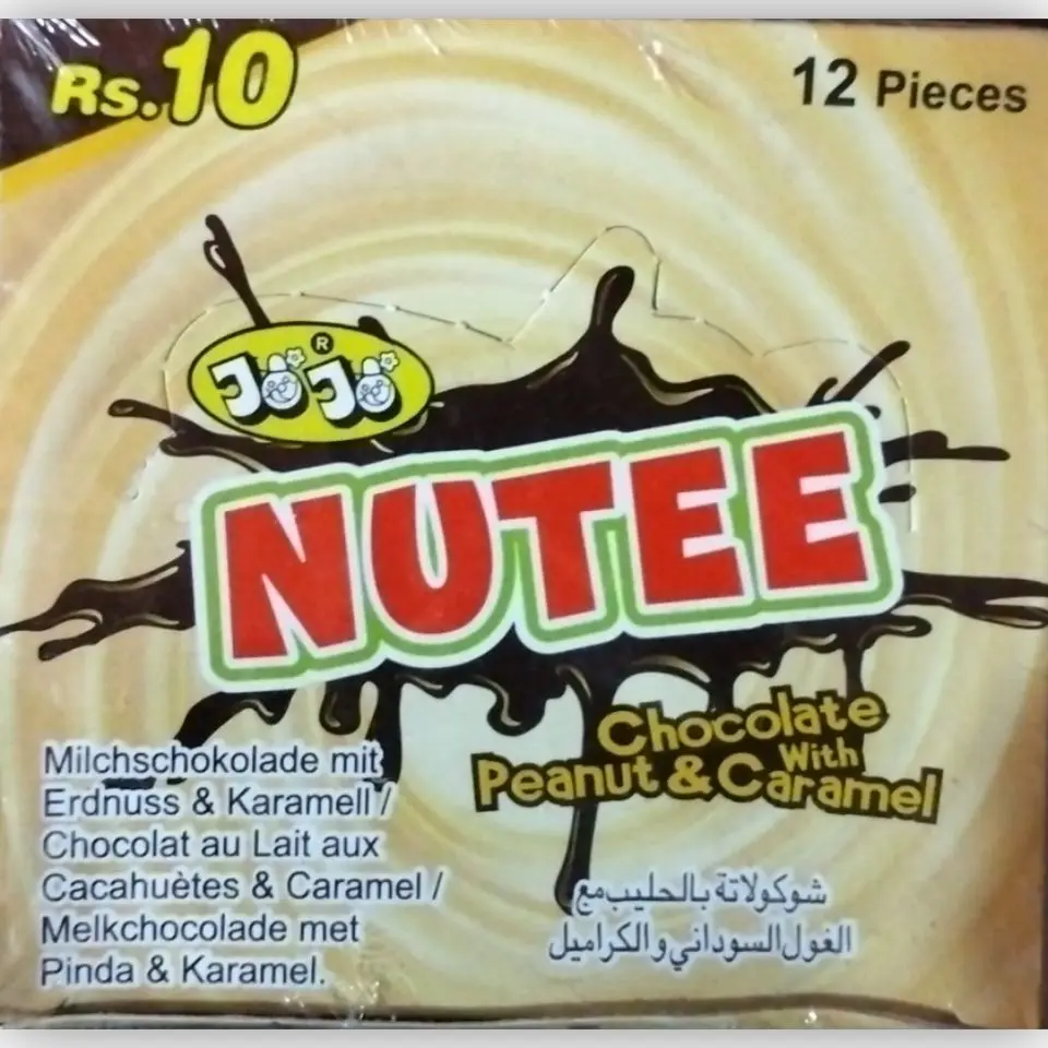 Nuttey Chocolate Caramel 12 Pc