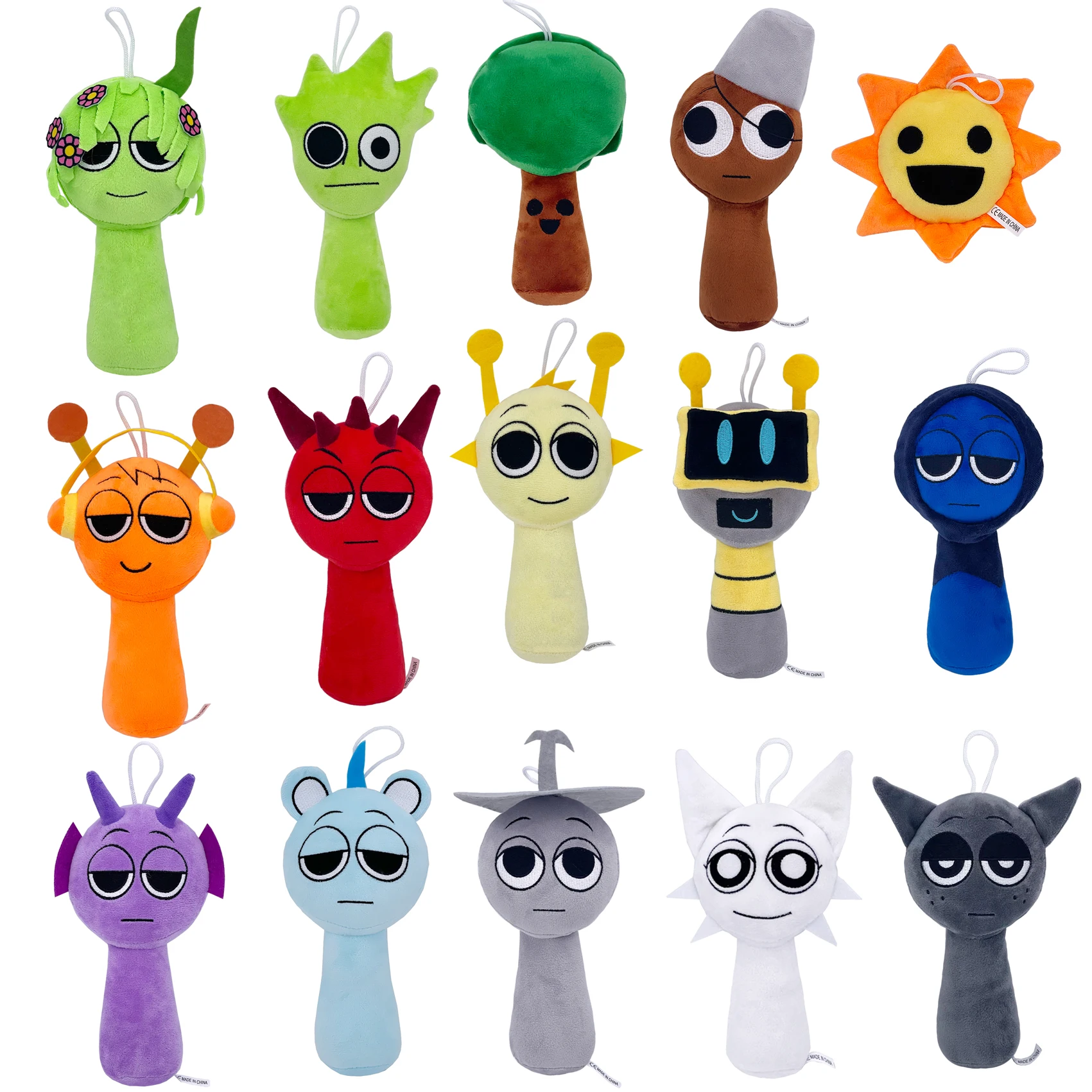 New Sprunki Plush Toys Sprunki Dolls Oren Wenda Sprunki Stuffed Doll Plush Stuffed Kids Christmas Birthday  Home Decors