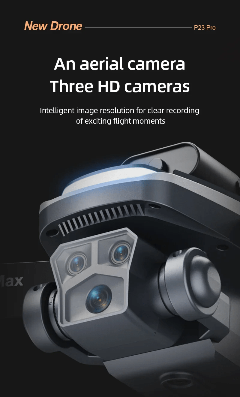 P23 Pro Camera Drone- Intelligent Obstacle Avoiding Drone - Foldable Drone