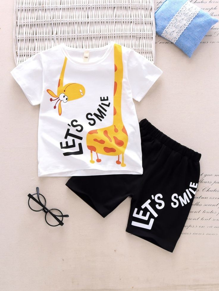 T-shirt And Short Pant For Kids Baby Boys And Baby Girls Round Neck Short Sleeves Tee Tops Clothes Sets Dresses Outfit Suit For Unisex | kidz pehnawa