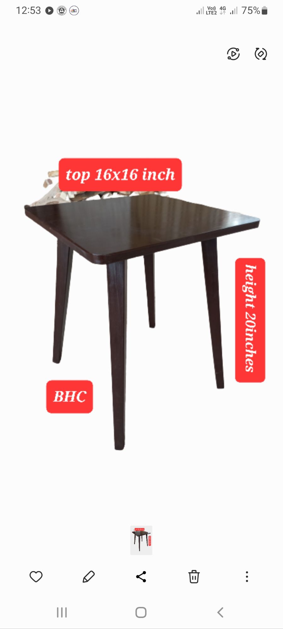 Coffee table