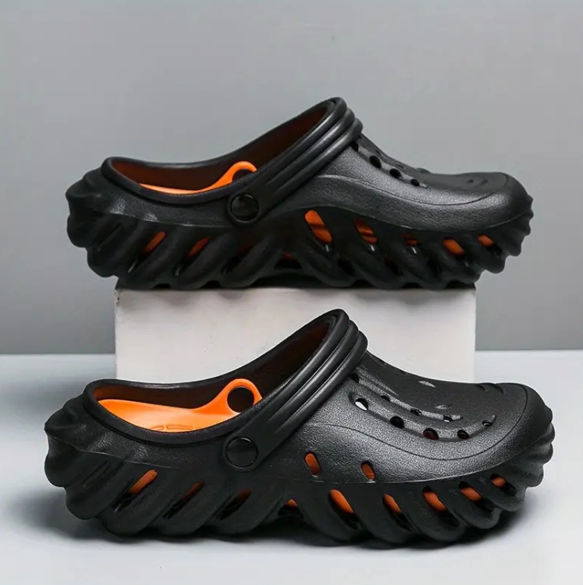 Men's Chunky Clogs Breathable Lightweight Soft and Comfortable Crocks Fashion