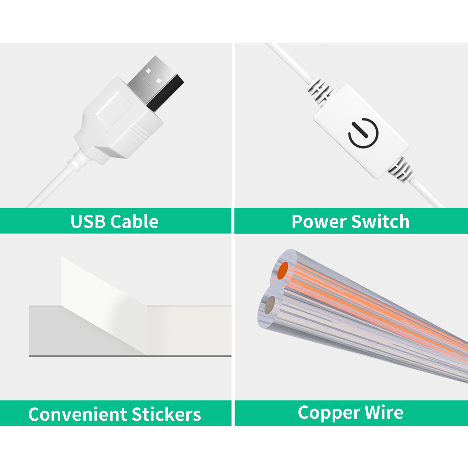 Usb Led Strip Lights Dressing Mirror Makeup Mirror Lights Dimmable Touch Control Vanity Mirror Lights Bathroom Mirror Light