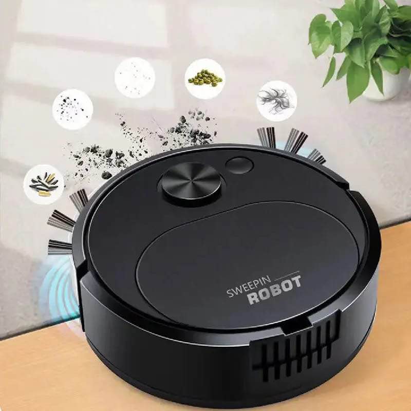 Vacuum Cleaner Sweeping Robot Mop Machine Smart Auto Robot Multifunctional Floor Cleaner Rechargeable Dry Wet Mop Sweeping Vacuum Cleaner For Household, Office