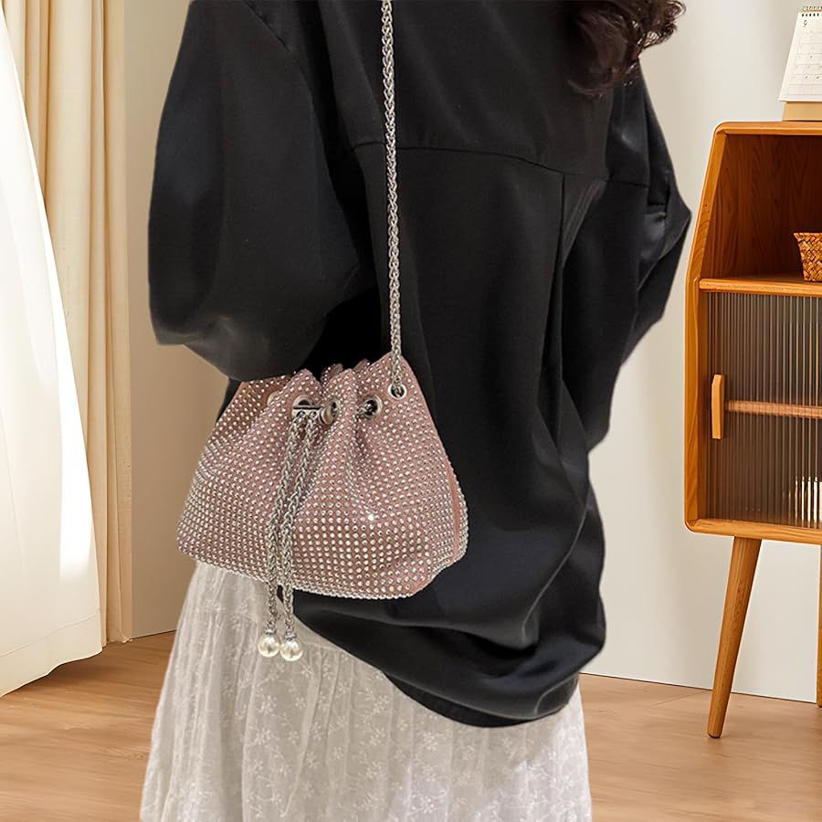 Potli Bag China, Stone Style Bag Imported With Long Chain