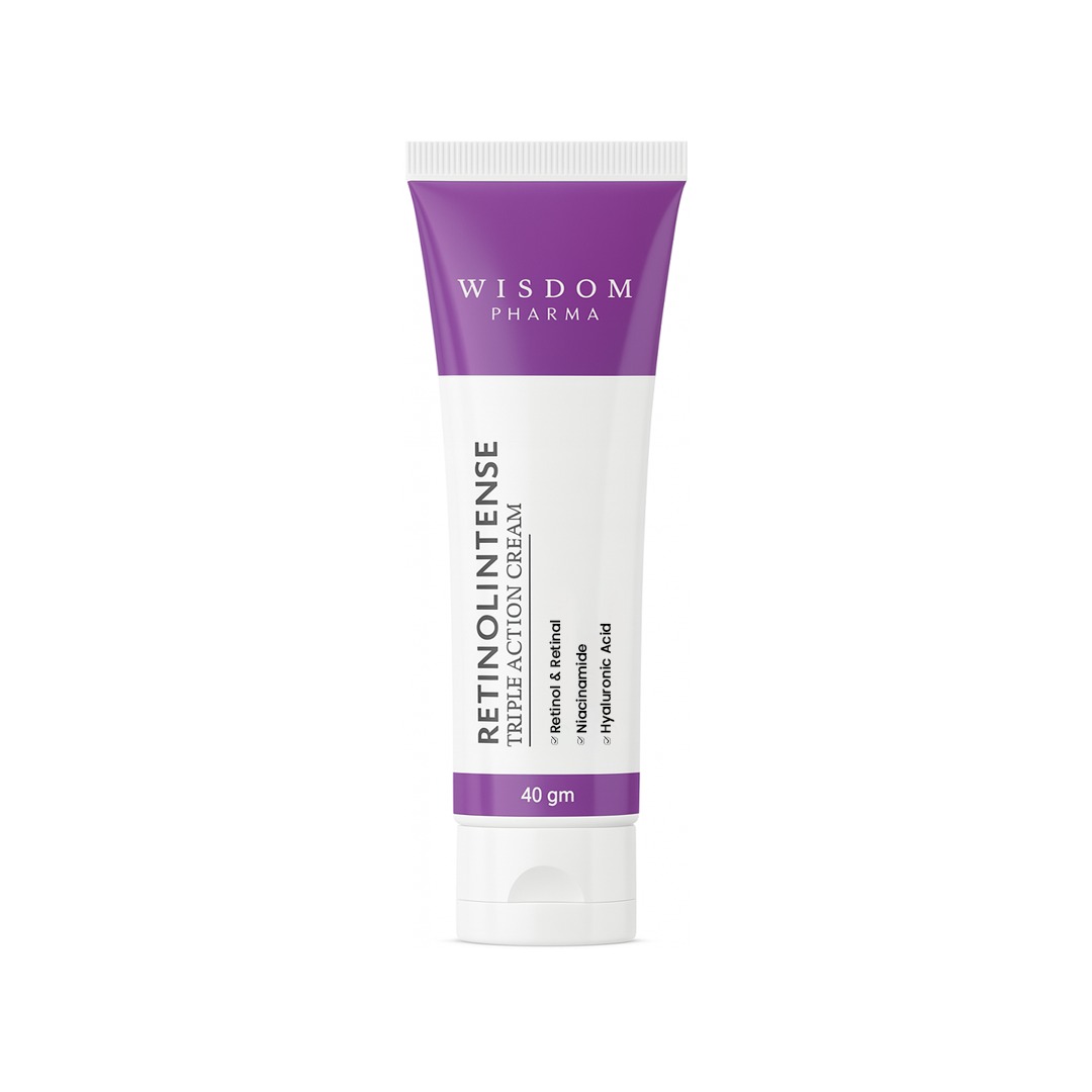 Wisdom Retinol Intense Triple Action Cream | Moisturising Skin Care | 40g