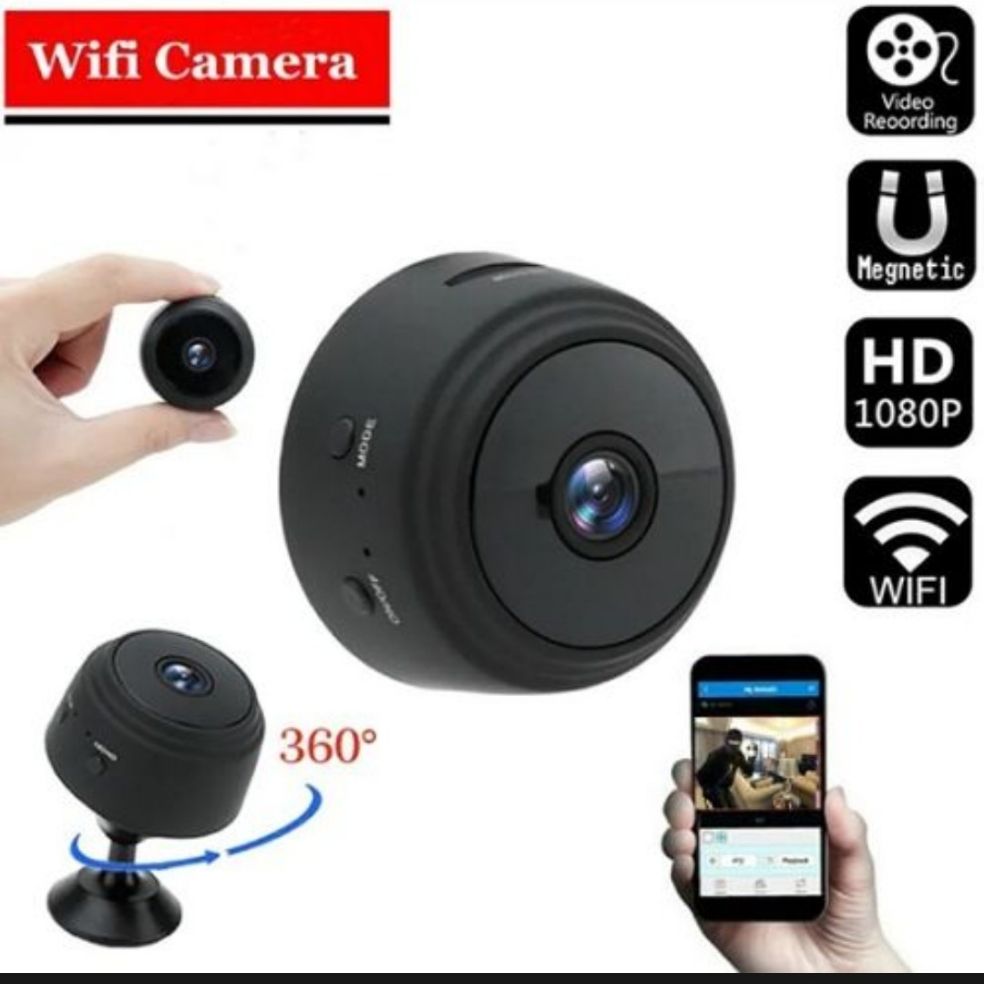 Wifi Camera Monitoring HD Mini IP camera Home Security magnetic stand DVR Sensor Wifi Cameras - Mini Camera - A9 Mini Camera || Wifi Camera  Monitoring HD || New Camera || Mini Wifi Camera || Home Security DVR Sensor Wifi Cameras with V38 APP