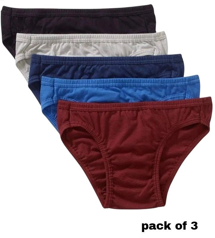 pack of 3 men underwear random multicolours cotton boys underwear pants shorts