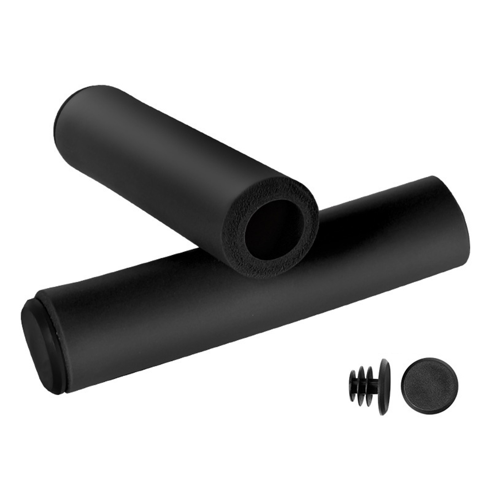 Mountain Bicycle Handlebar Cover Grips Silicone Anti Skid Shock Absorbing Comfortable Cycling Accessories For Outdoor Riding
