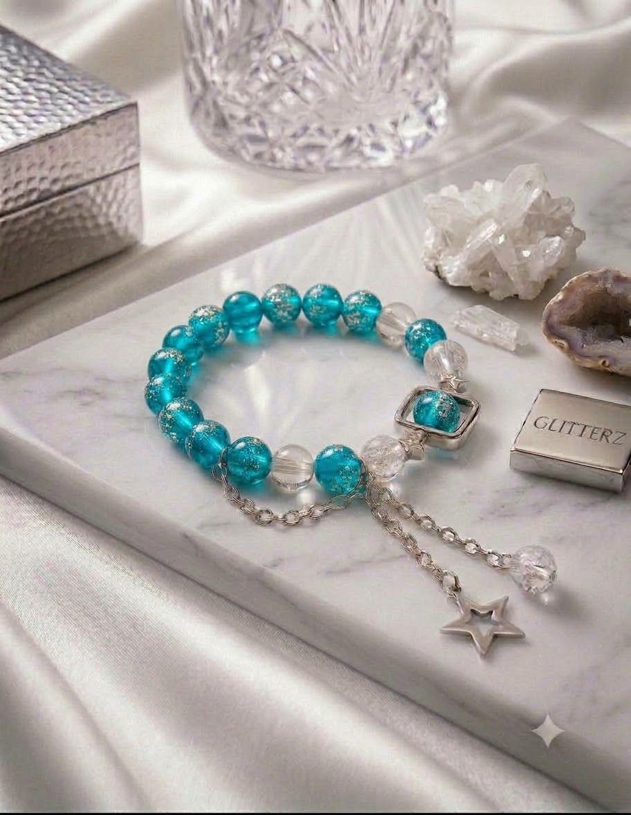 Luxury Handcrafted princess star charms Bracelet,Elegant Minimalist Jewelry for Women & Girls,Aesthetic korean Jewelry,Party Wear Bracelet,Charm Bracelet,Handcrafted adjustable Bracelet for Girls,Galaxy Bracelet,Trending Accessories,Gift for minimalists,