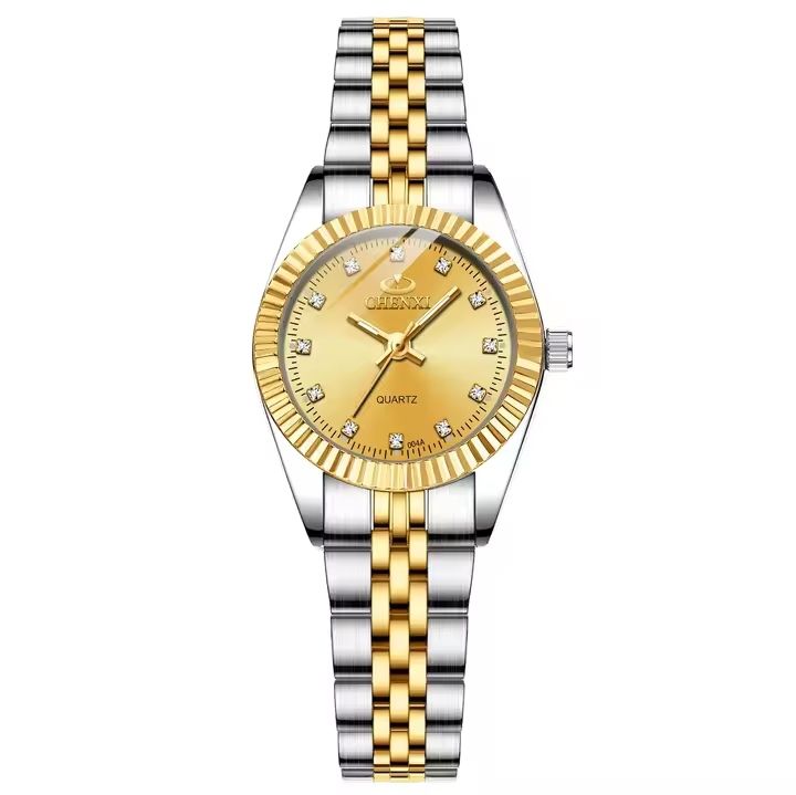 Womens Classic Fashionable Watch With Diamonds Imported Girls luxury wrist watch Quartz watches for ladies full water Resistant women's watches