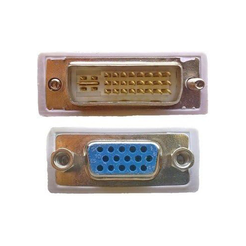 DVI to VGA Dual Link Connector Adapter Electronics Accessory For Monitor and Display Connection