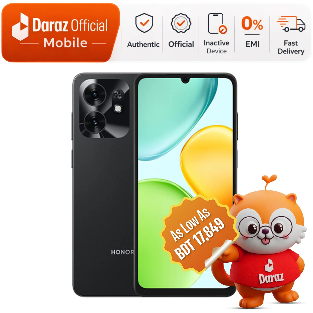 HONOR X6d 5G 4/128GB | 120Hz Display | 50MP Camera | Official