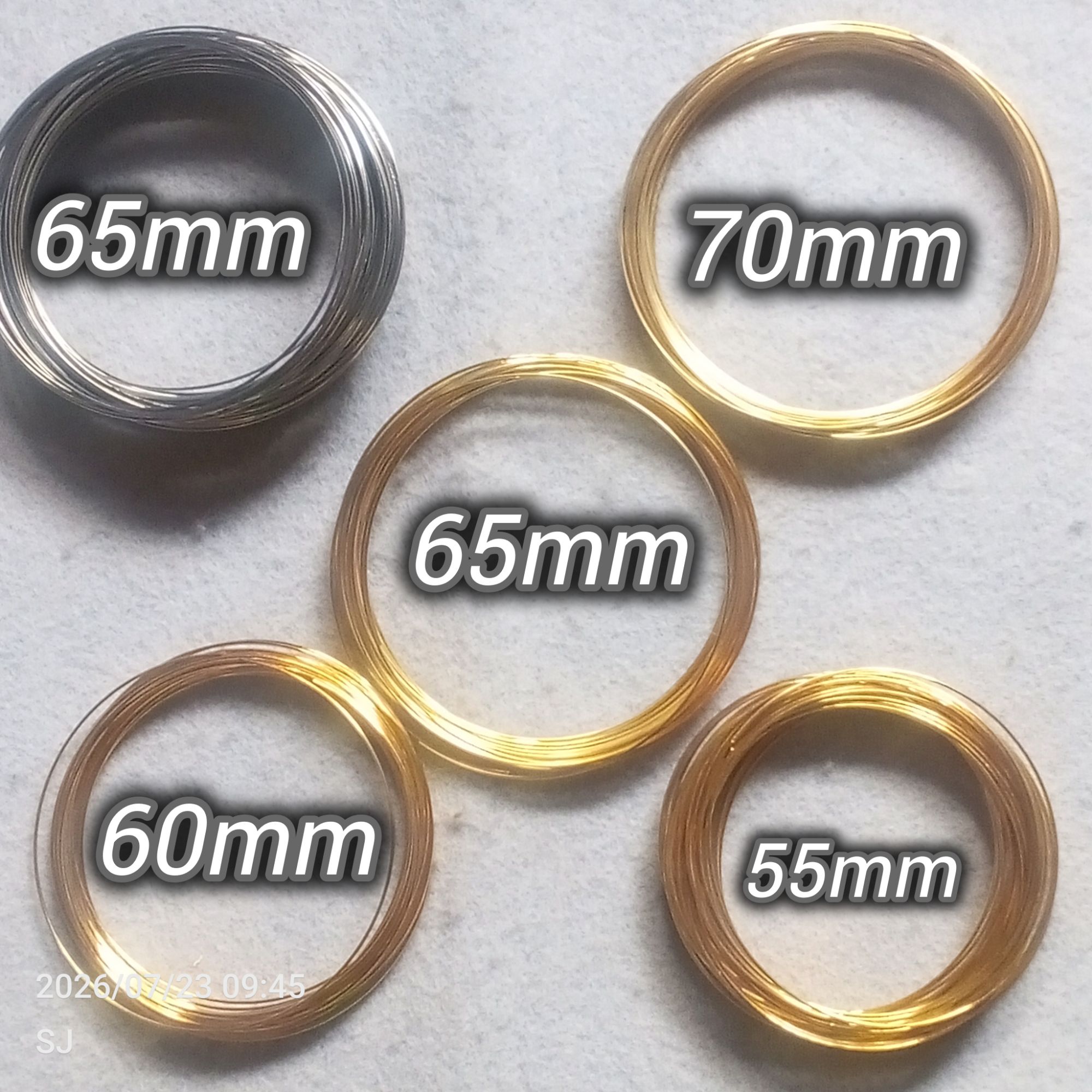 gajra Memory Wire for Jewelry Making – Flexible Steel Wire for DIY Gajra Bracelets, Kids Gajra Bracelets, Gajra Earrings, Hoop Earrings & Beading Crafts