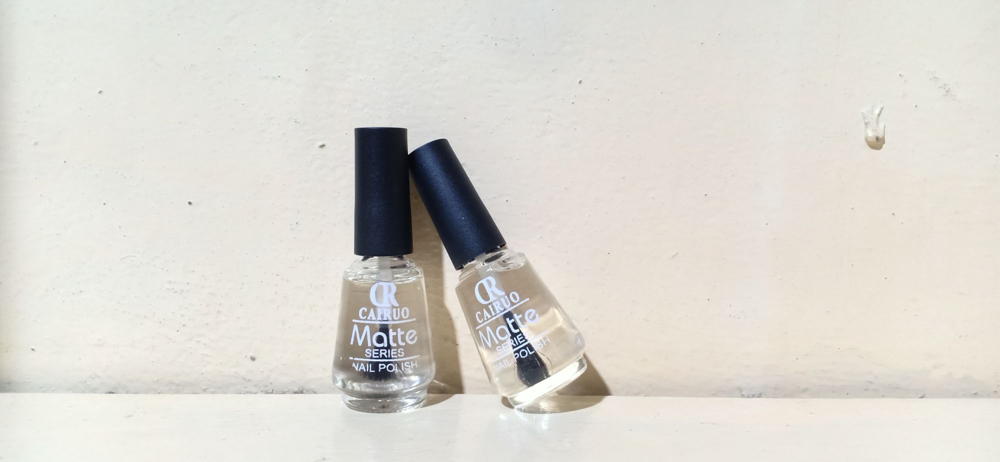 1 pc CR transparent permanent nail polish