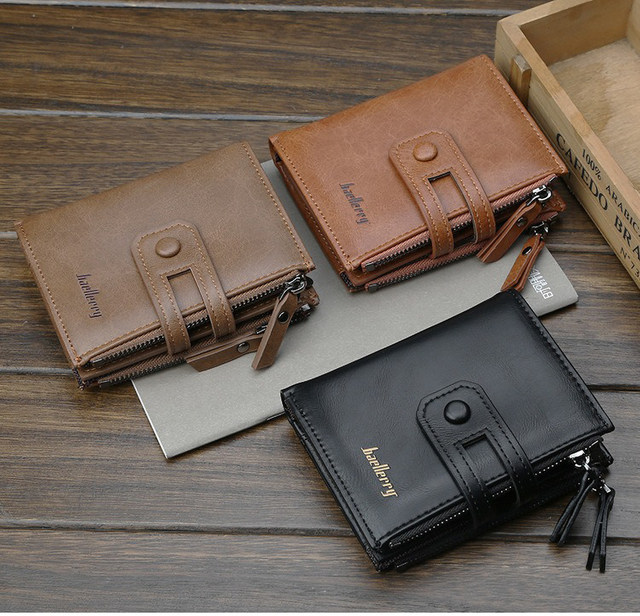 Buffalo Leather Trifold Wallet for Men – Premium Slim Card Holder