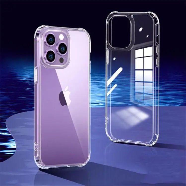iPhone Bumper Jelly Case 15 14 13 12 11 Pro Max Silicone Phone Cases Cover For iPhone Transparent price in Pakistan