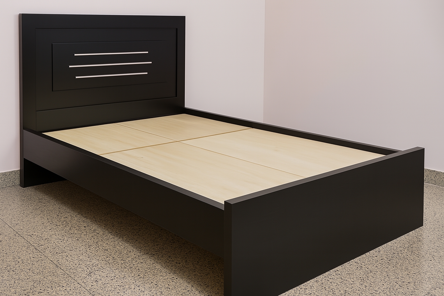 simple and elegant single bed customized