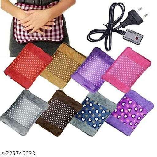 Electric Heating gel bag ,Rubber Hot Water Bottle,Pad for Pain Relief  (Multicoloured,combo Pack Of 2)