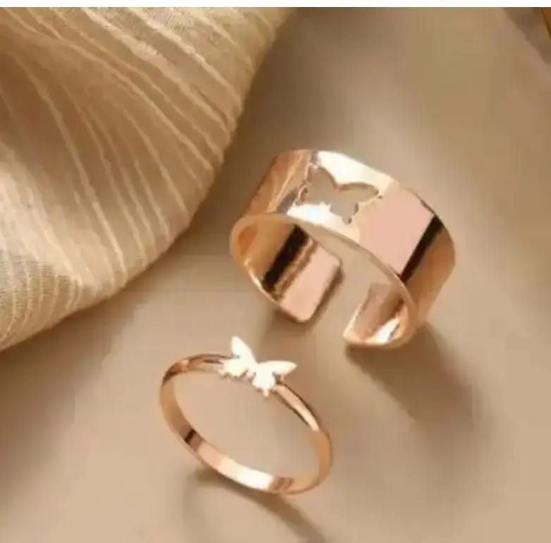 Trendy Heart shape rings for couples/girls